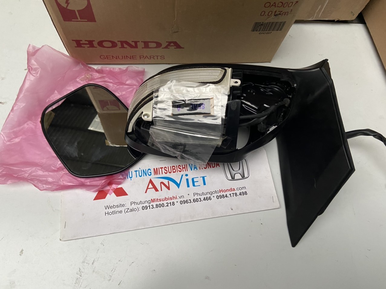 Gương chiếu hậu bên lái xe Honda CITY 2014